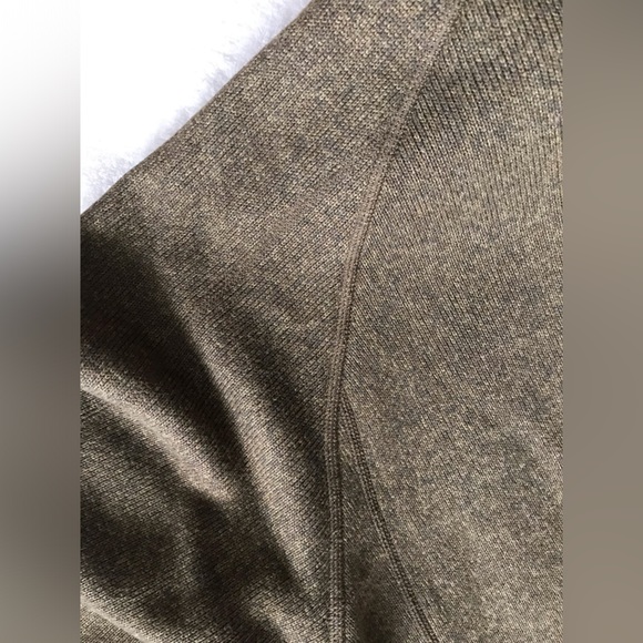 Patagonia Brown Heather Fleece Half Zip pull over